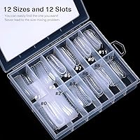 Vista 5 de MODELONES Gel de extensión de poli con forma de uñas duales, 120 unidades, uñas de ataúd transparentes, puntas de uñas de bailarina