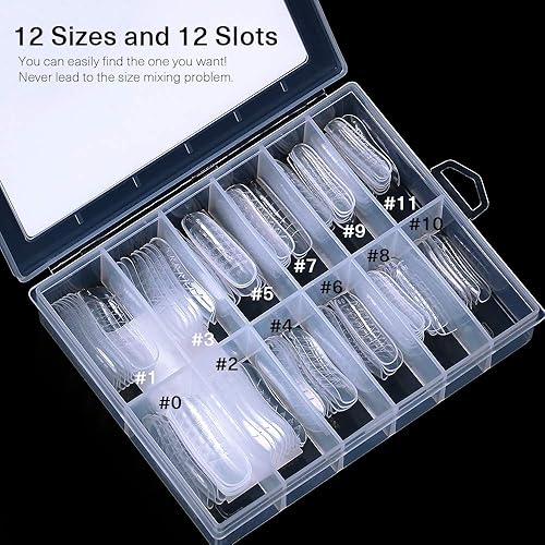 Miniatura 5 de MODELONES Gel de extensión de poli con forma de uñas duales, 120 unidades, uñas de ataúd transparentes, puntas de uñas de bailarina,