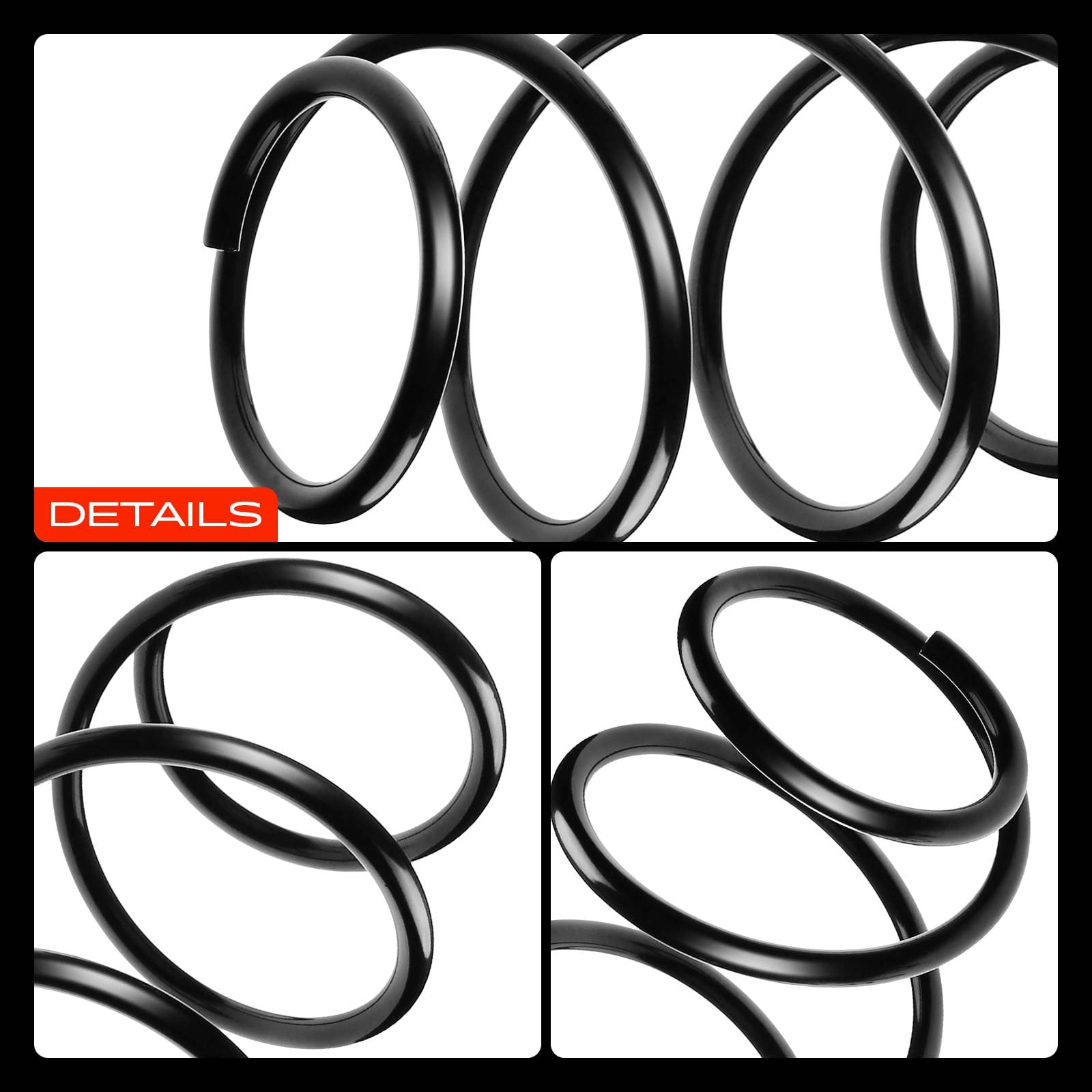 Frankberg 2 muelles de suspensión para eje delantero 31331093067 | Compatible con: Serie 3 E46, Serie 3 Coupé E46, Serie 3 Convertible E46, Serie 3 Touring E46, Serie 3 Compact E46