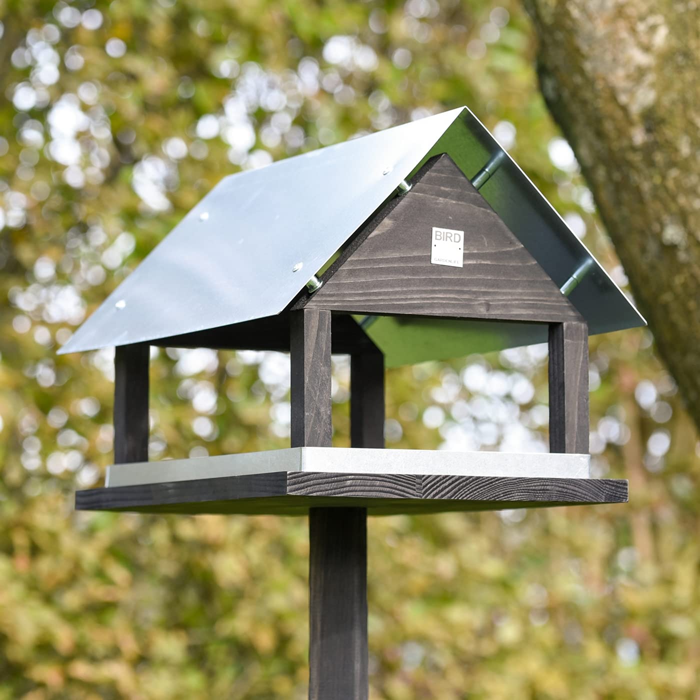 VOSS.garden Vogelfutterhaus Paris im exklusiven dänischen Design - Vogelhaus Vogelstation Futterhaus Vogelhäuschchen Vogelfutterstation