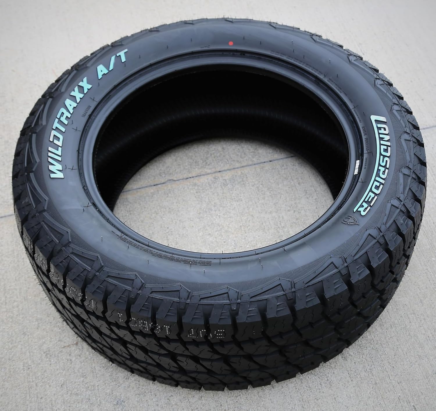 Set of 4 (FOUR) Landspider Wildtraxx A/T All-Terrain Off-Road Light Truck Radial Tires-LT265/60R20 265/60/20 265/60-20 121/118S Load Range E LRE 10-Ply RWL Raised White Letters