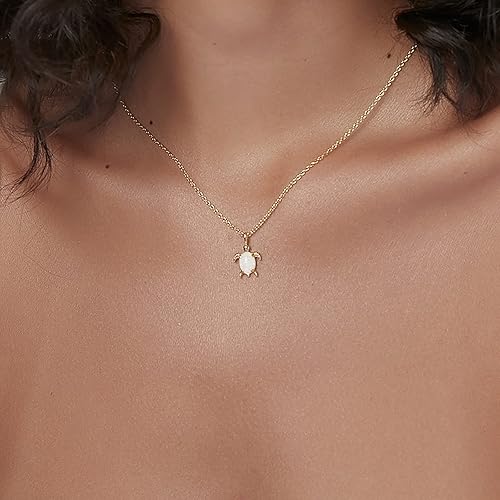 Miniatura 3 de Lit Wall Collar con colgante de oro para mujer, chapado en oro de 18 quilates, delicado collar de oro para mujer, regalo de joyería para ella