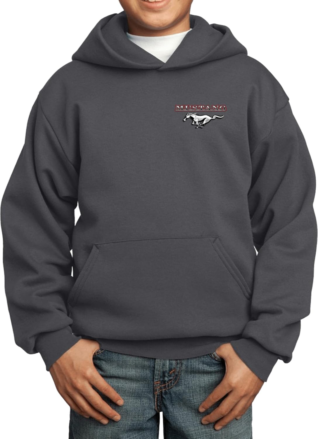 Buy Cool Shirts Kids Ford Hoodie Mustang Pocket Print Youth Hoody