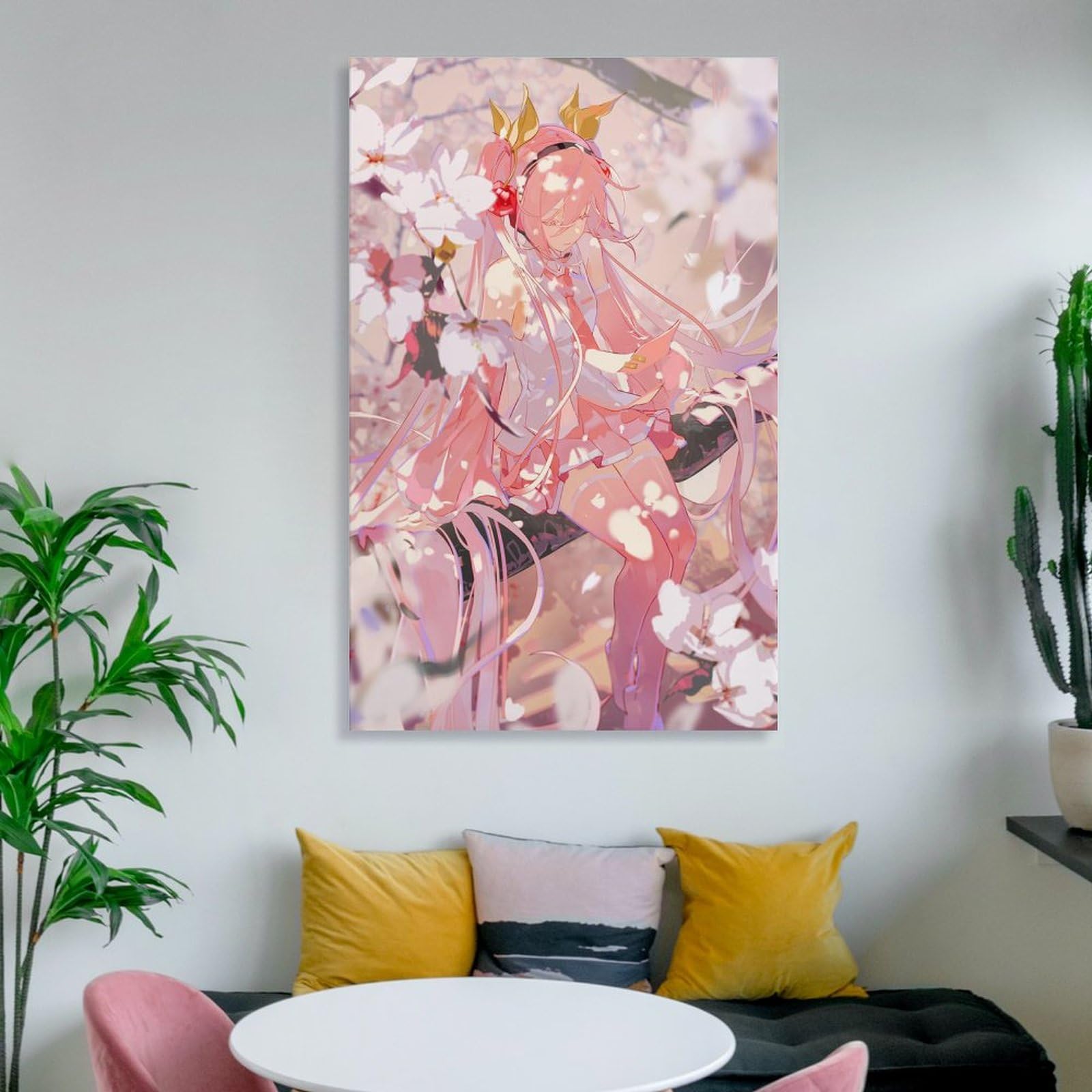Amazon｜アートデリ ポスター アートパネル 初音ミク 桜ミク 絵画 壁