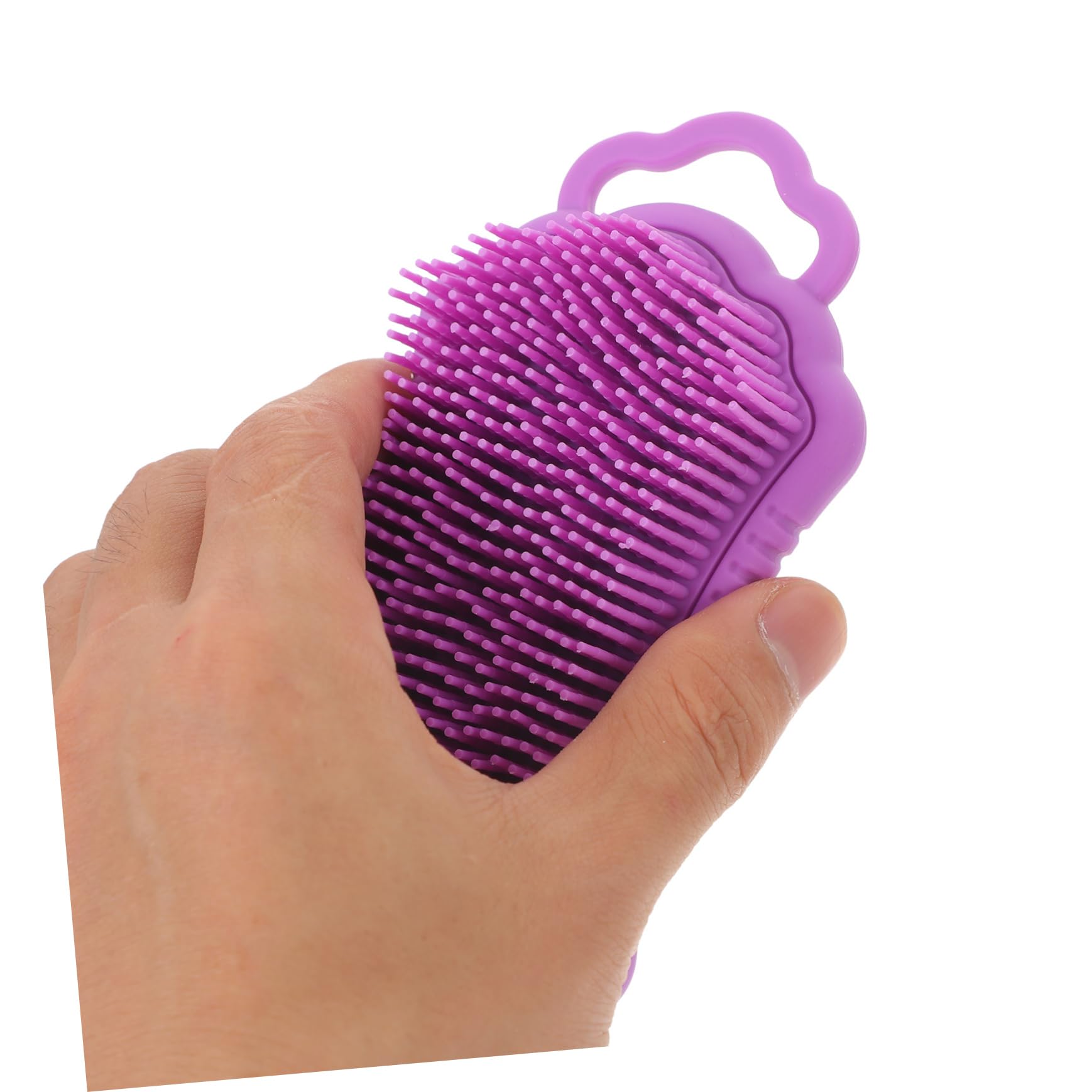 PACKOVE 5piezas Cepillo Masajeador De Cabelludo Exfoliante Para Cabello Húmedo y Seco Estimula La Circulación y Limpieza Profunda Para Baños y Cuidado Del Cabello