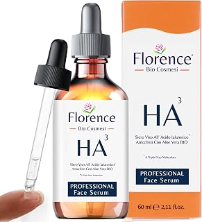 ​60 ml Bio Sérum Visage à la Vitamine C, Acide Hyaluronique Pur, Vit. E, B5 et Niacinamide. Anti-Rides, Anti-Taches, Anti-âge et Hydratant. Soin Visage Vegan & Cruelty Free.Testé Dermatologiquement
