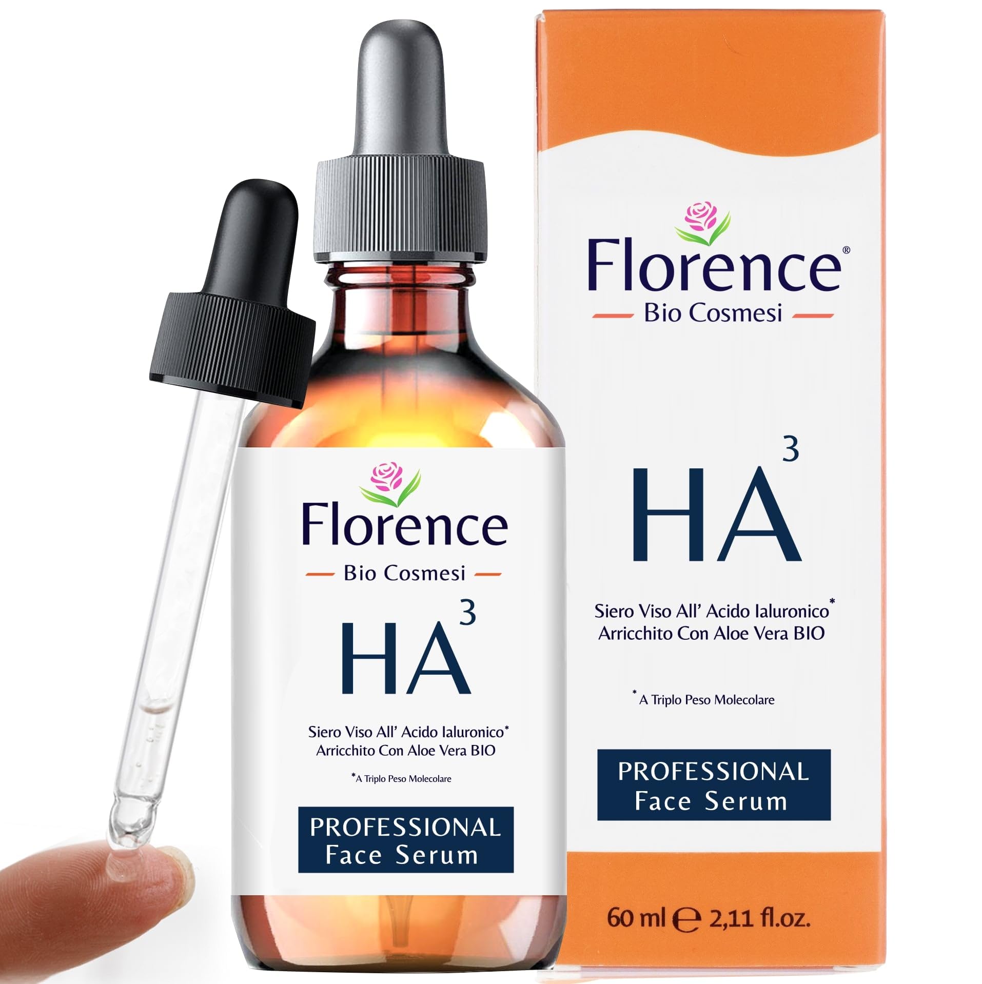 2.11 oz. Organic Hyaluronic Acid Face Serum. Anti-Aging Moisturizer for Hydrating, Brightening, Plumping & Smoothing Skin. Vegan Skincare Face Serum with Niacinamide, B5 & Vitamin C for All Skin TypesAssociazione Italiana Agricoltura BiologicaAssociazione Italiana Agricoltura BiologicaAssociazione Italiana Agricoltura BiologicaAssociazione Italiana Agricoltura Biologica