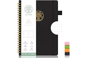 ALLTREE Spiral Dot Grid Notebook for Structure and Creativity