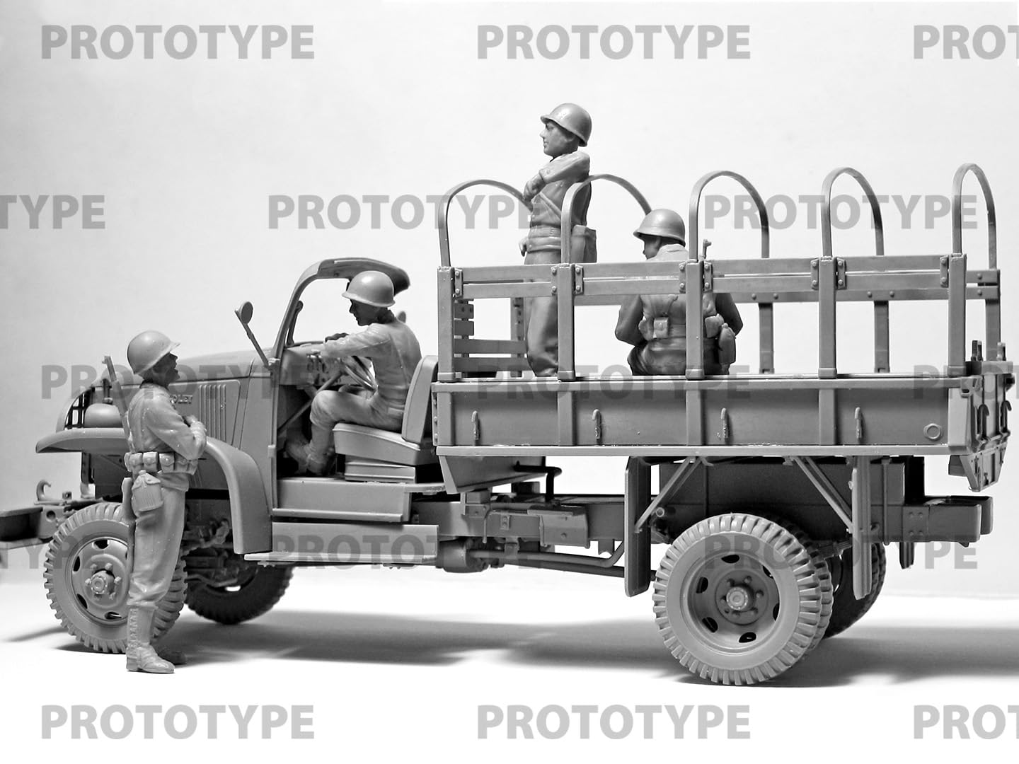 Amazon.com: ICM 35599 - WWII US Military Patrol (G7107 with MG