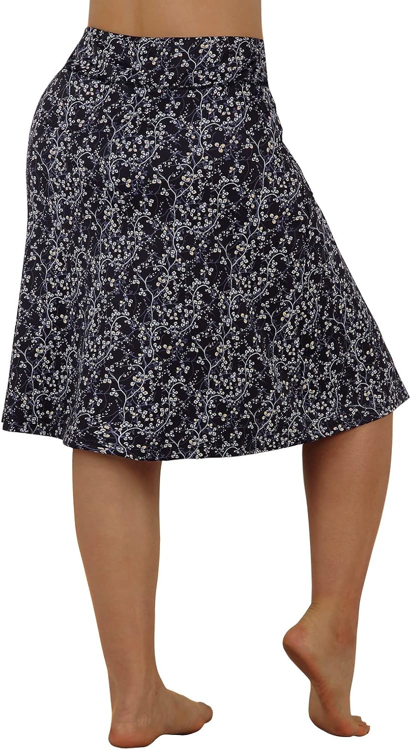 beroy Women Plus Size Skorts Skirts Knee Length Running Skirts for Women with Pockets - Image 3