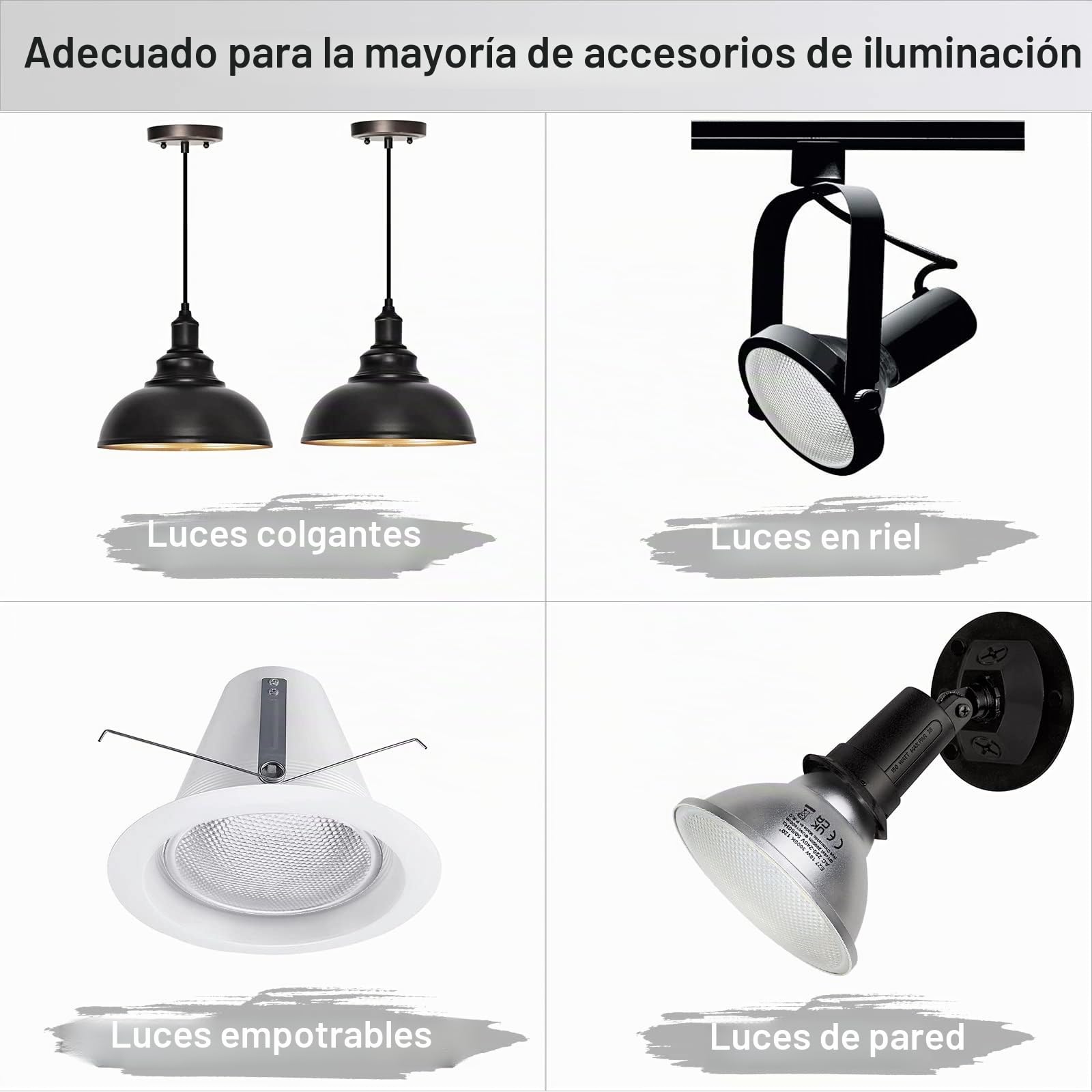 Lote de 4 bombillas LED 18W E27 Blanco Cálido Par38 reflector spot 2000LM Luz de Inundación 230V, Reemplaza bombillas halógenas de 180W, 120 grados, No regulables
