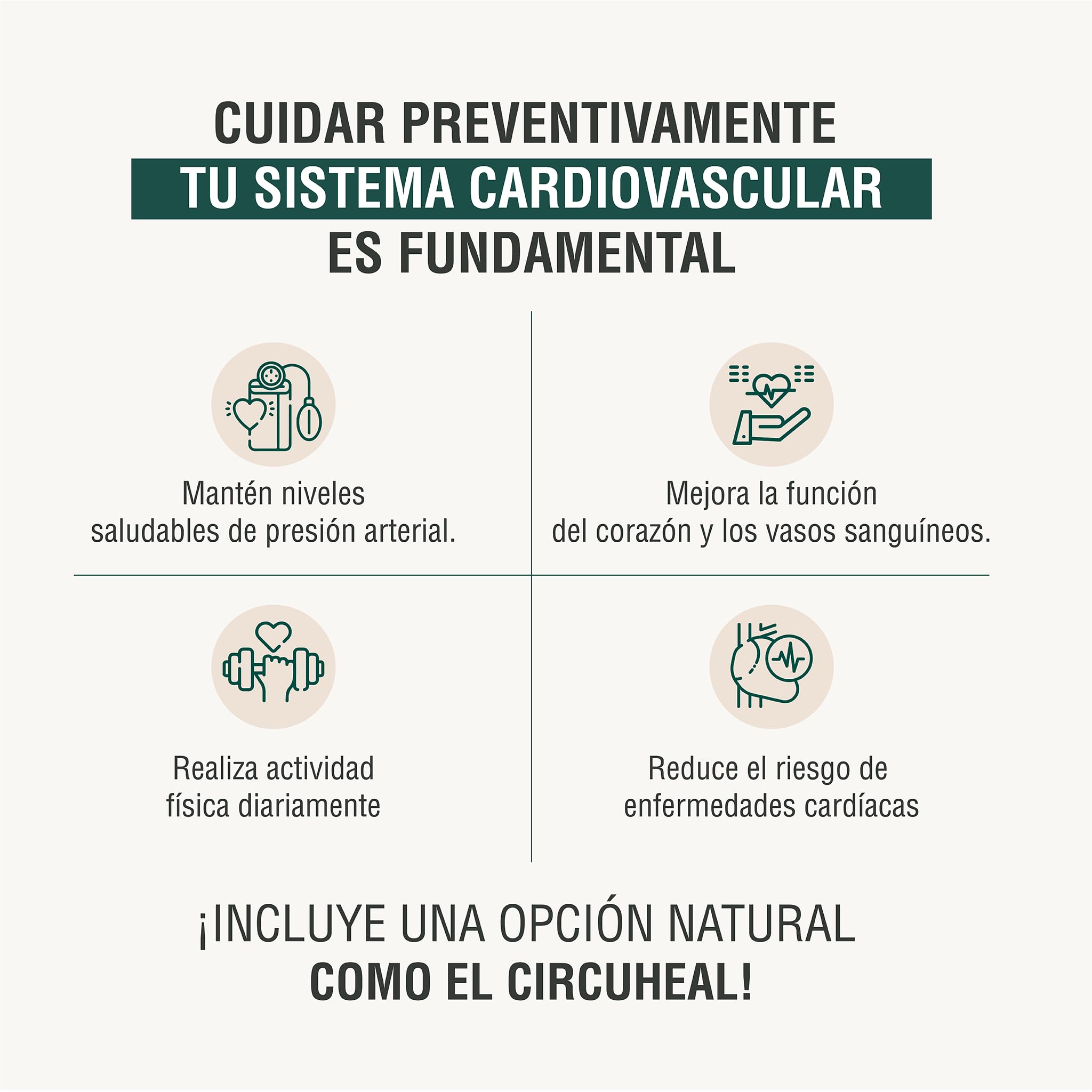 Adaptoheal Circuheal - Adaptógenos para la Circulación - 90 Cápsulas