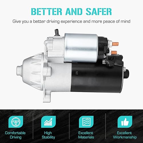 Miniatura 5 de 410-14042 Arrancador para Ford Expedition F150 F250 1997-1998, para Mustang 1996-2004 4.6L, para Mercury Grand Marquis 4.6L 1992-2011, para