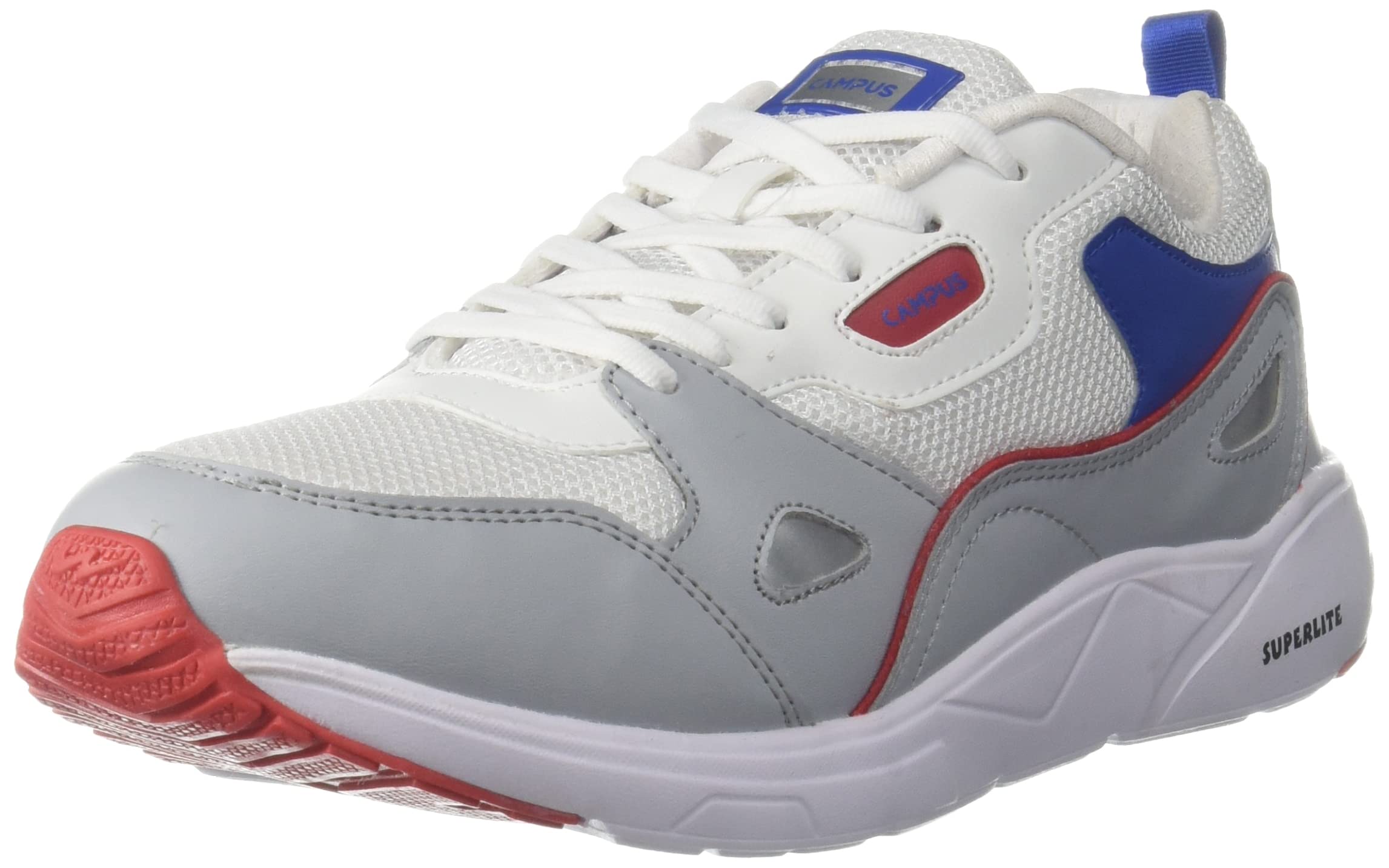 Campus Wisdom WHT/L.Gry Mens Running Shoes -9 UK/India (B07XDVGCPT) Amazon Price History, Amazon Price Tracker