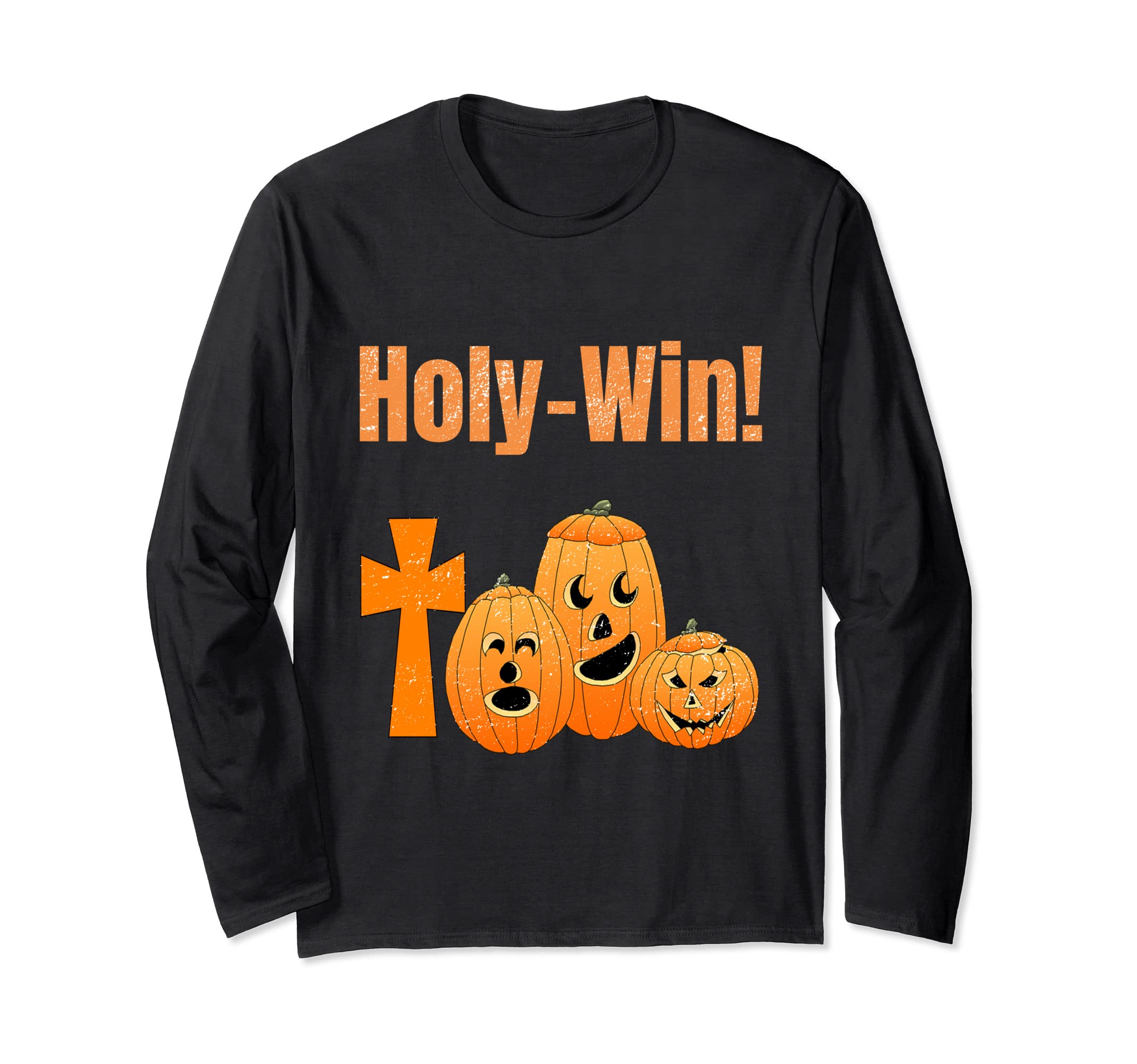 CUSA DesignsHalloween Holy-Win Long Sleeve T-Shirt