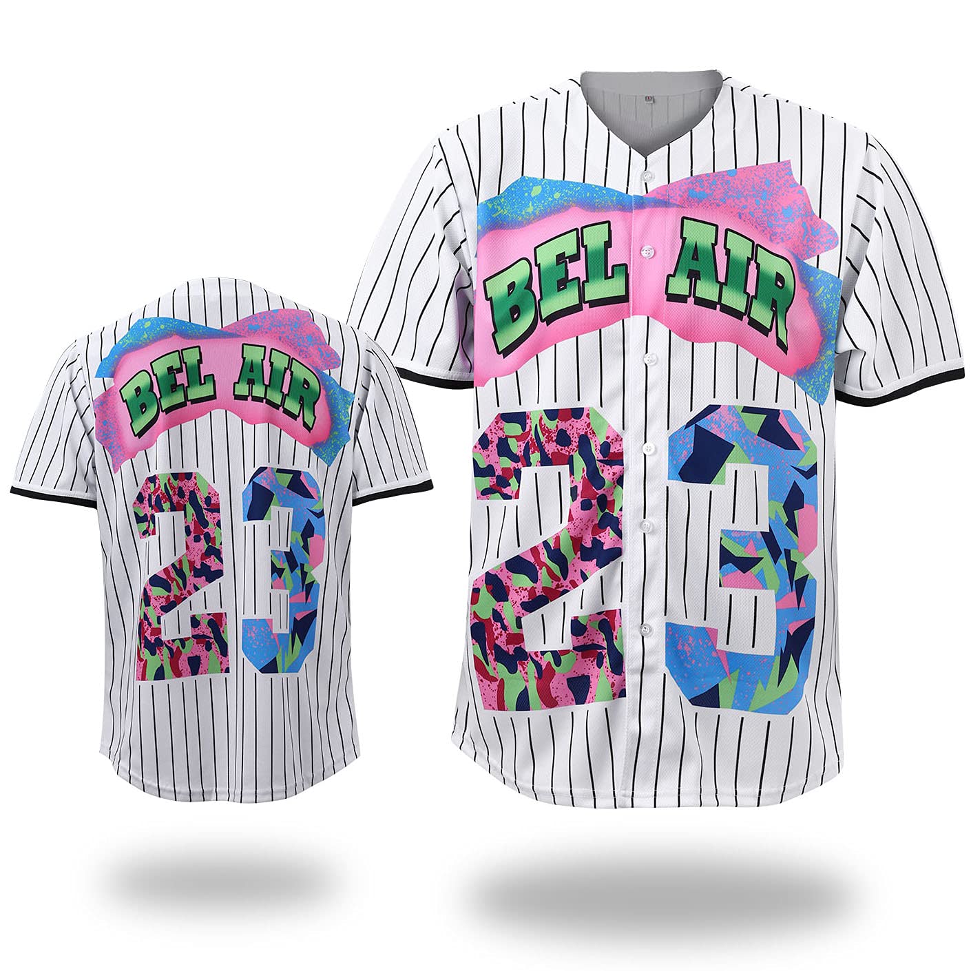 CUTHBERT90s Clothing for Men and Women,Belair Baseball Jersey Shirt for Party,Hip Hop Short Sleeves Buttom Down Shirt