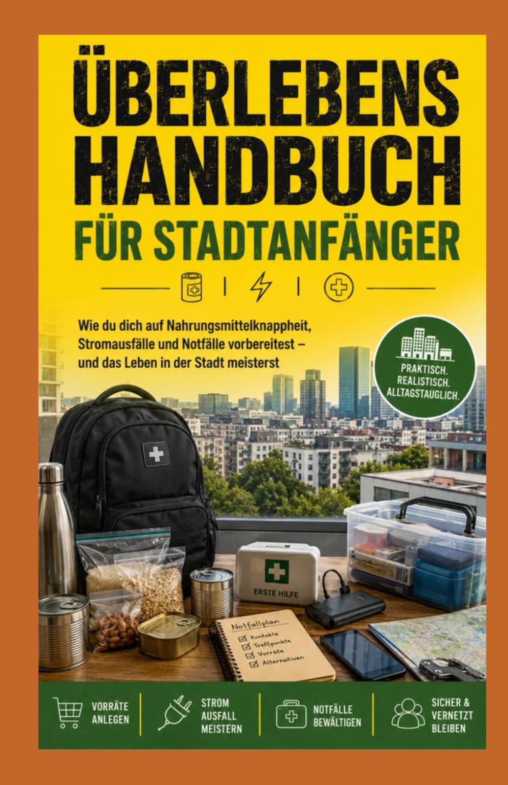 Urban Survival Guide für Anfänger: Wie man sich auf Nahrungsmittelknappheit, Stromausfälle und Notfälle vorbereitet, während man in der Stadt lebt