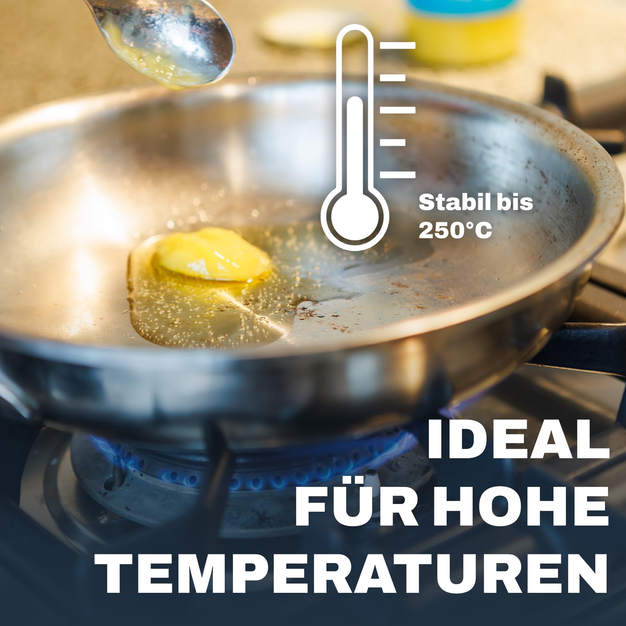 Ghee Easy 850g Ghee Bio von Grasgefütterten Kühen - Ghee Butter ohne Zusatzstoffe - Zertifiziert Organisch & Biologisch - Hochreines Ayurveda Ghee ohne Laktose und Gluten - 100% Europäisch