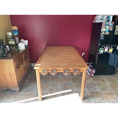 Brimhart Board Game Table with Removable Table Top, Seats 4 India | Ubuy