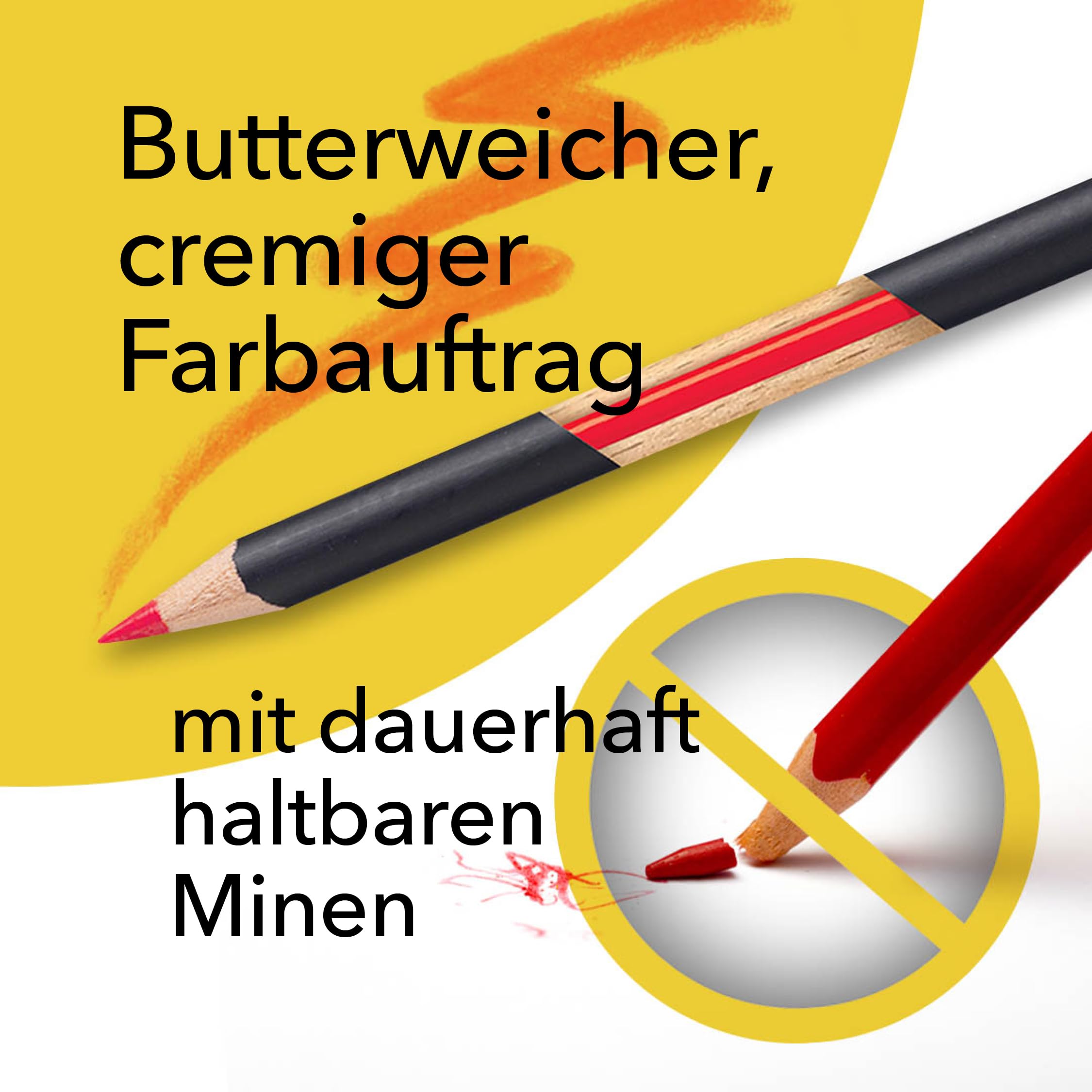 Castle Art Supplies 72 Buntstifte Set |Hochwertige Farbminen mit weichem Kern für erfahrene Künstler, Profi- und Farbkünstler | Geschützt und sortiert in einer Präsentationsbox aus Blech