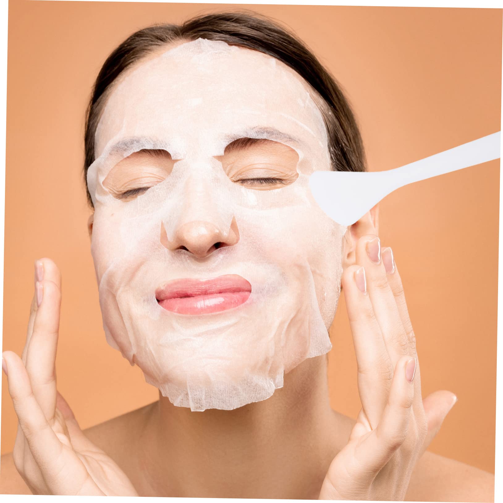 MAGICLULU 160 Piezas Cuchara suministro de maquillaje crema de mantequilla espátulas de máscara herramientas de ayuda de belleza bulto cosmético herramienta auxiliar páginas