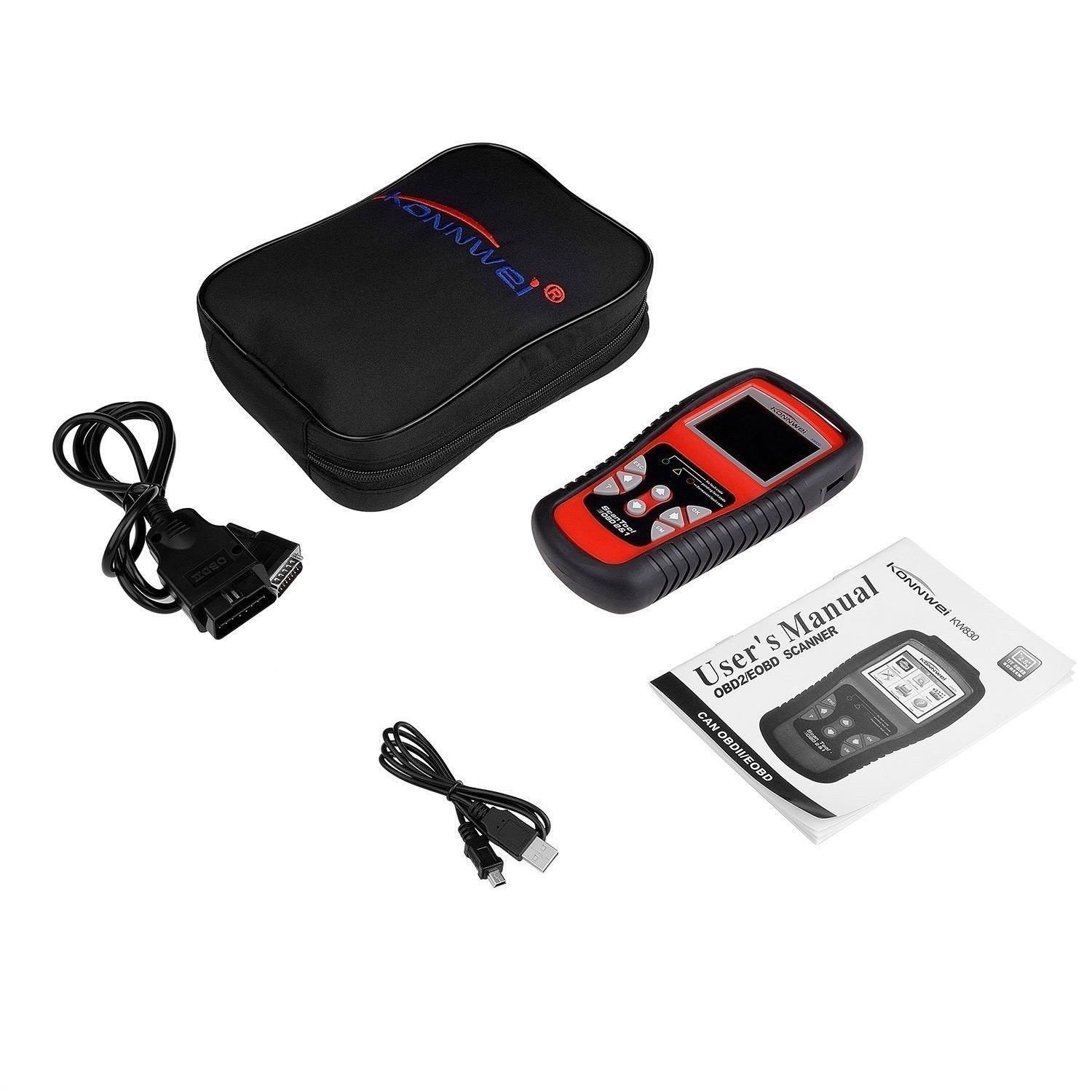 KW808 skaner samochodowy diagnostyczny EOBD OBD2 OBDII czytnik kodów danych sprawdzić skanowanie silnika
