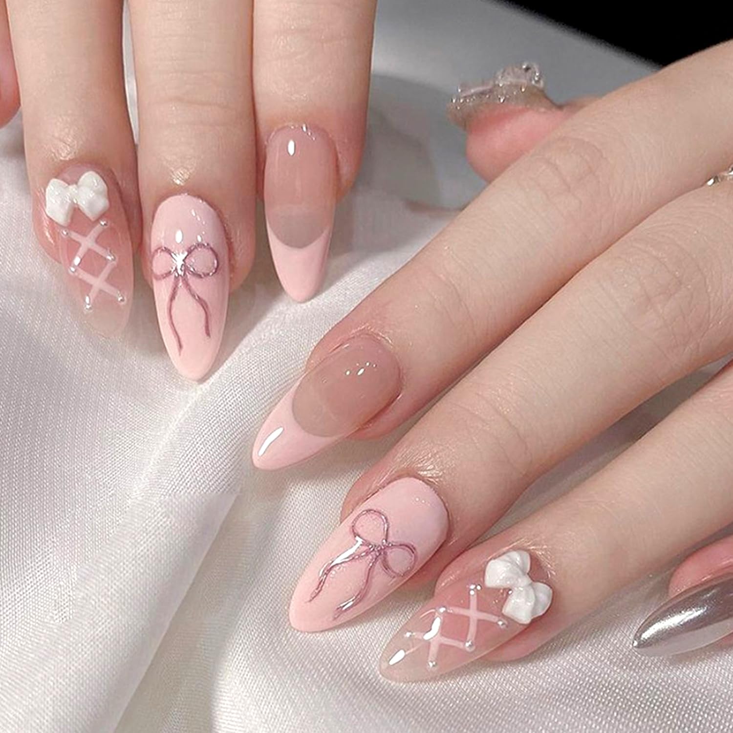 Reusable Press on Nails - 144 Pcs, 6 Styles -4 Reusable Press on Nails - 144 Pcs, 6 Styles -4