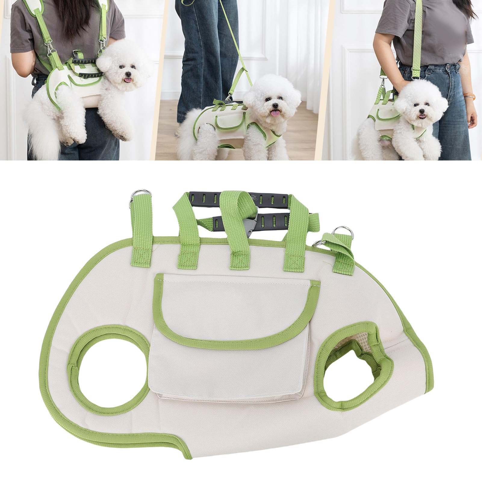 Chrees Écharpe de transport polyvalente pour petits chats et chiens, aventure en plein air (XL)