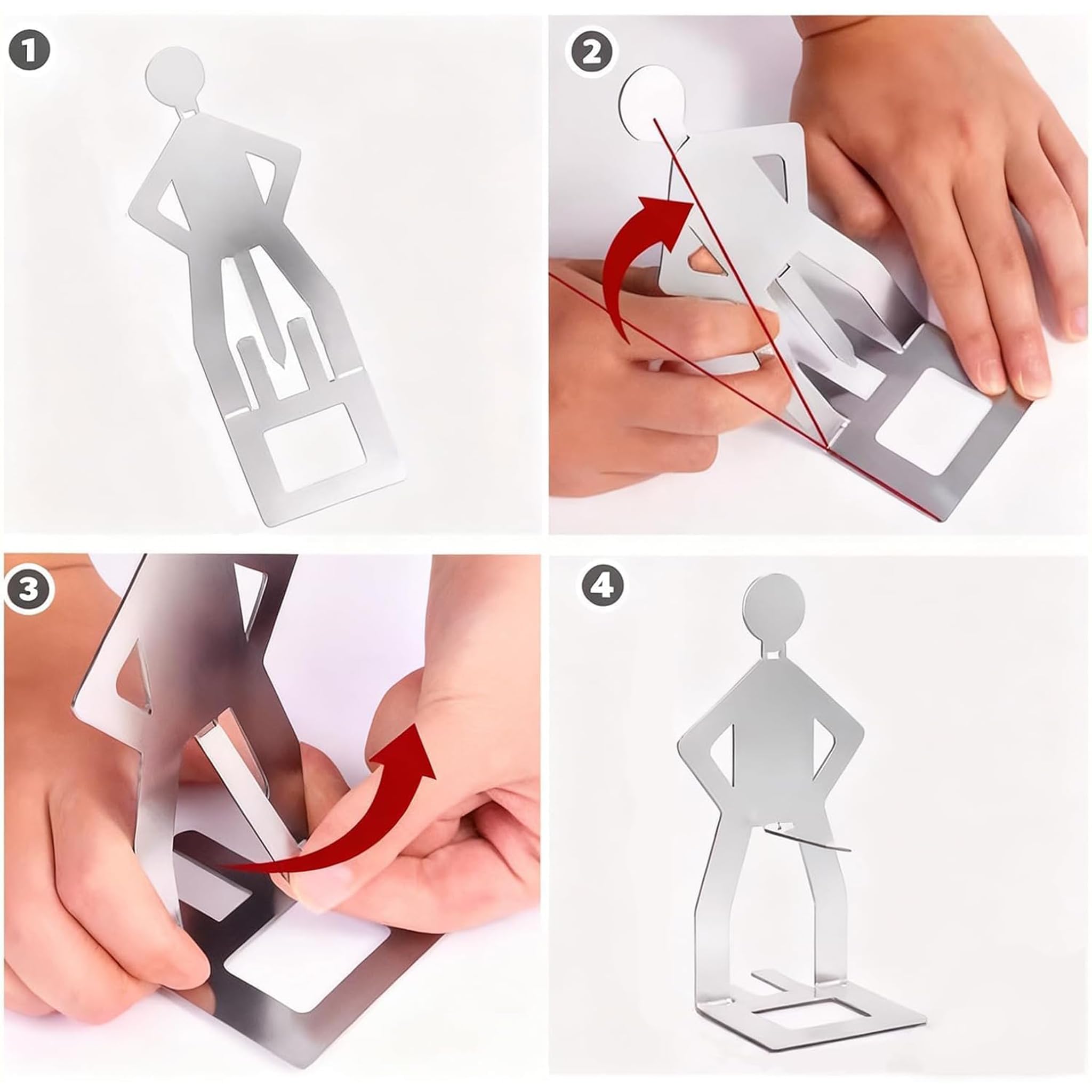 Portasalsicce grigliate 2 Pezzi, Porta-Hot Dog e spiedini per Kebab in Acciaio Inox - Accessori per Barbecue e Gadget per griglia, Regali per la Festa delle Salsicce per Uomini