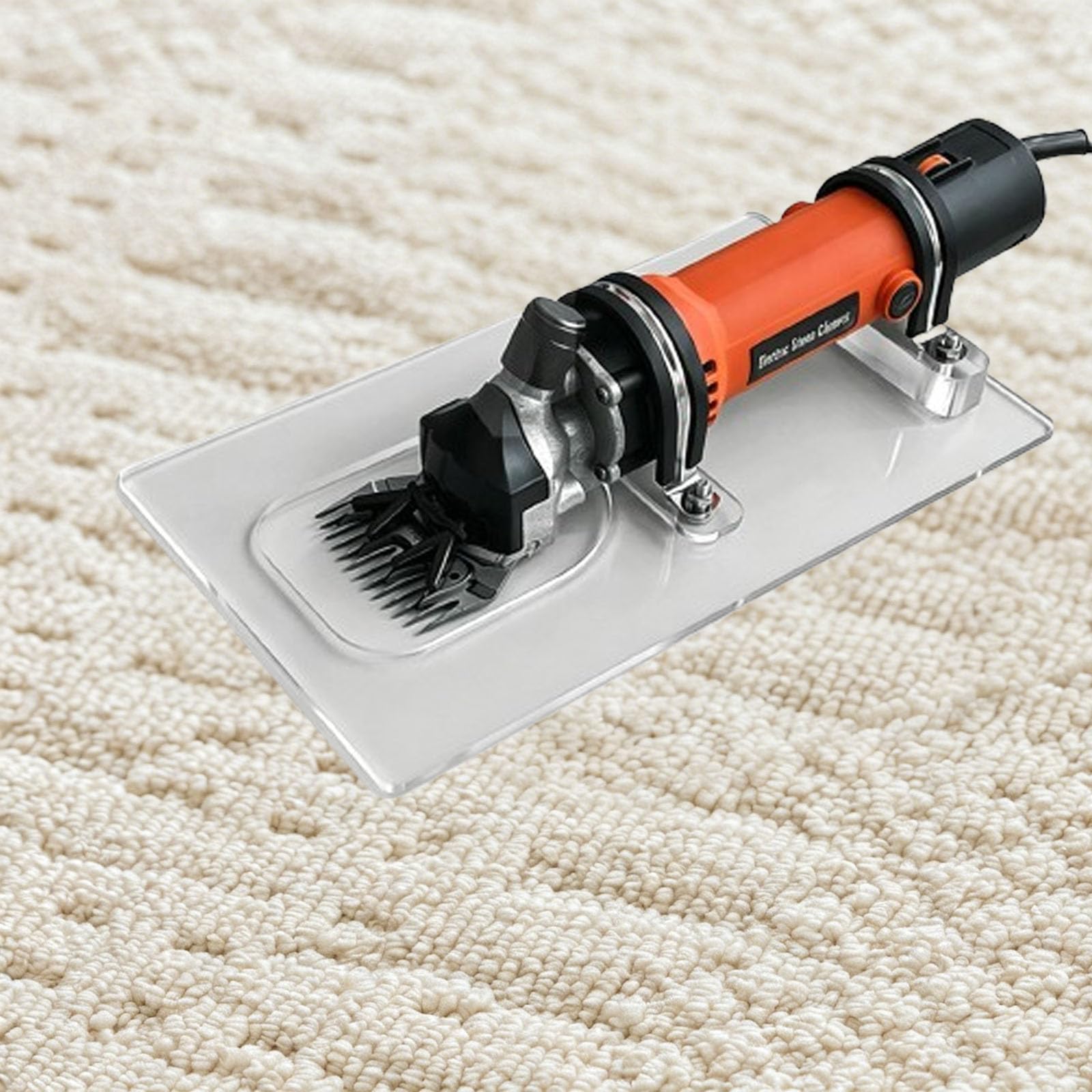 Cortador Aplanador de Alfombras, Nivelador Eléctrico Profesional de Pelo de Alfombra, Corte Uniforme para Mantenimiento de Alfombras Domésticas/Comerciales