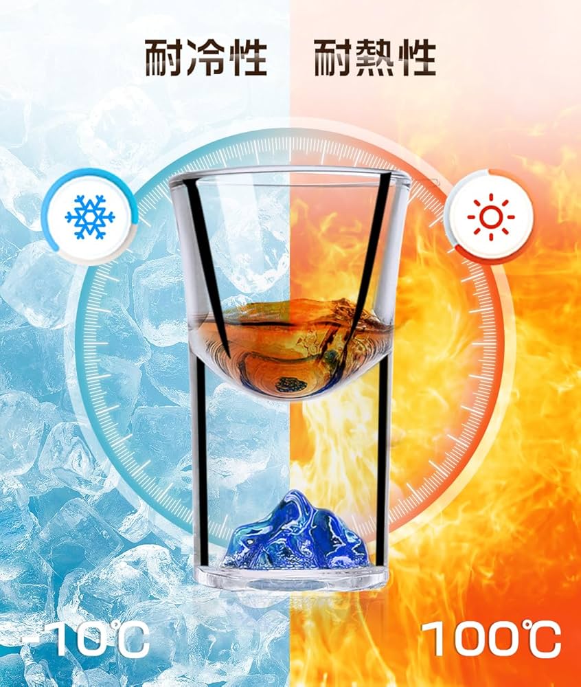 Amazon | QuiExact ショットグラス 15ml 6個セット クリアグラス