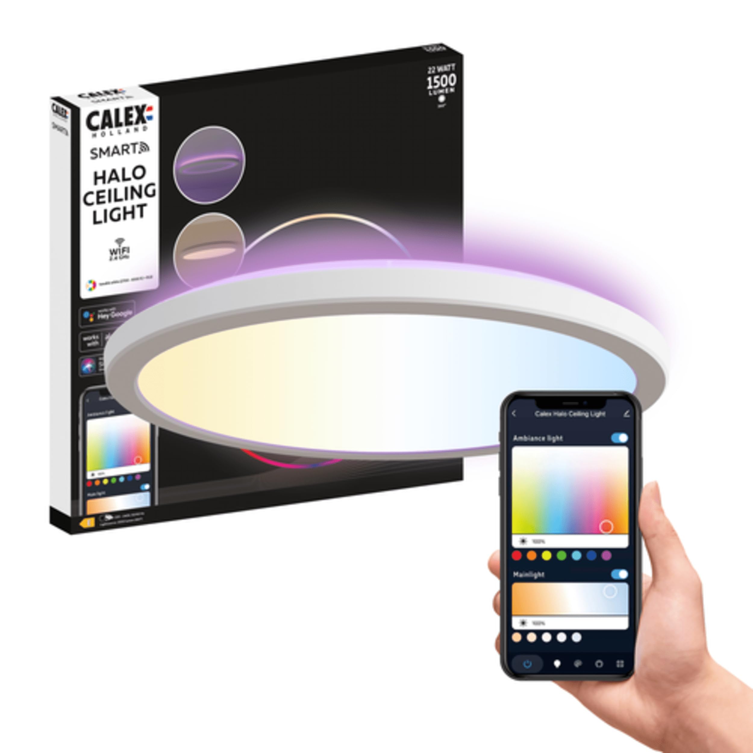 Calex Smart Home Plafondlampen Calex Smart Home Calex Alle led lampen