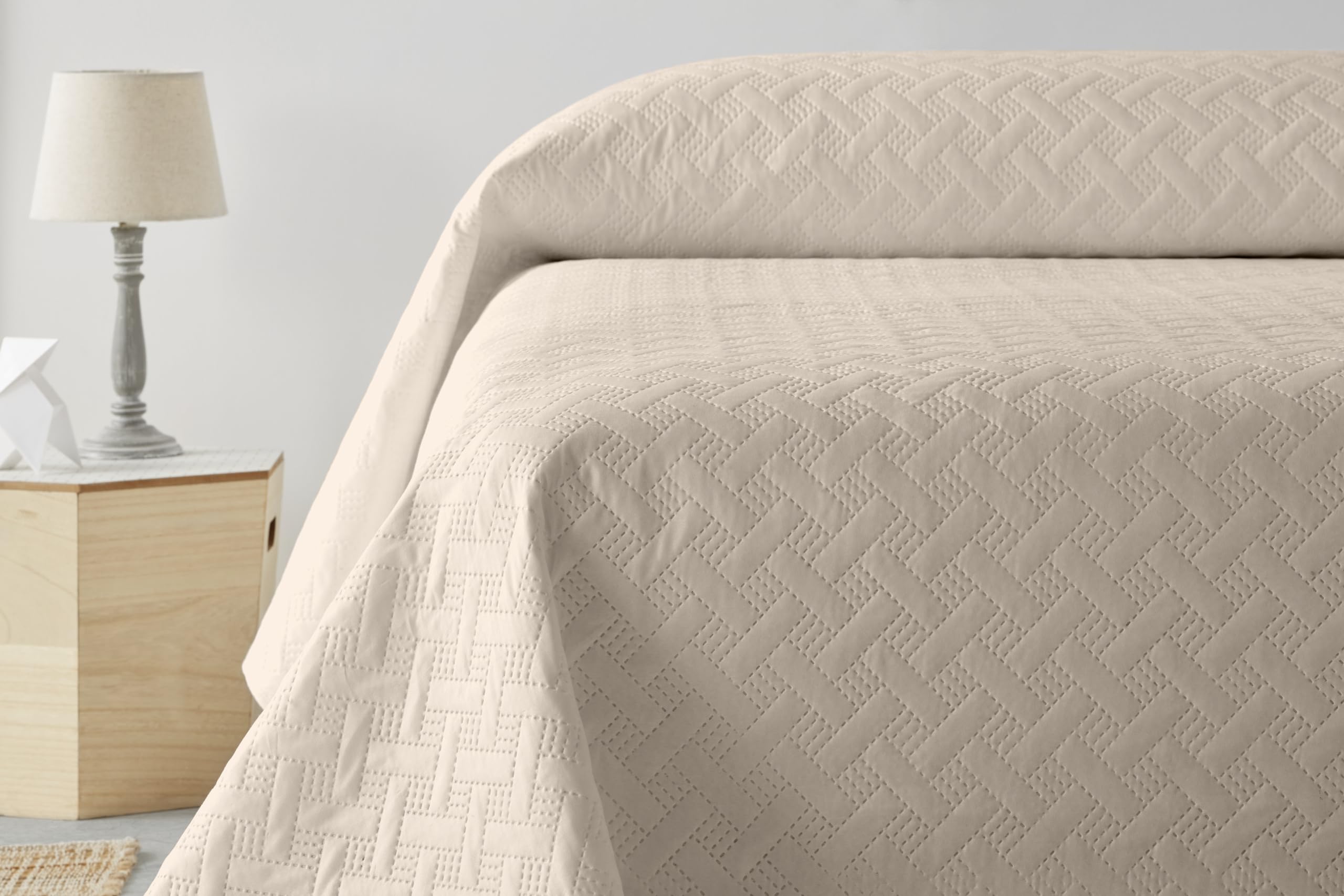 Todocama Etoile - Couvre-lit boutis Fin avec Motif étoiles, pour