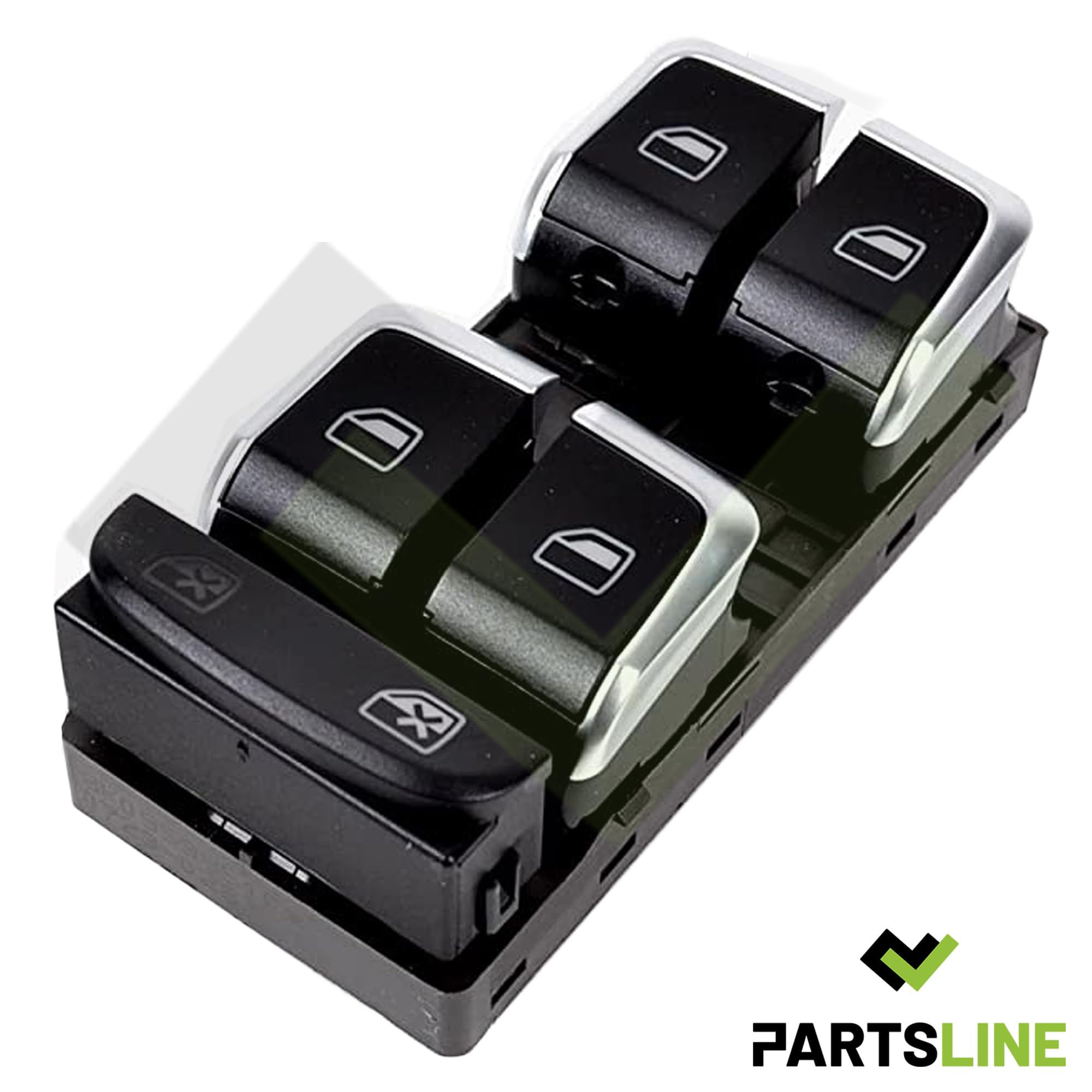 Bouton Leve-Vitre Conducteur Pour Audi A4 8K2 8K5 - Réf. 8K0959851D - Noir - Neuf France