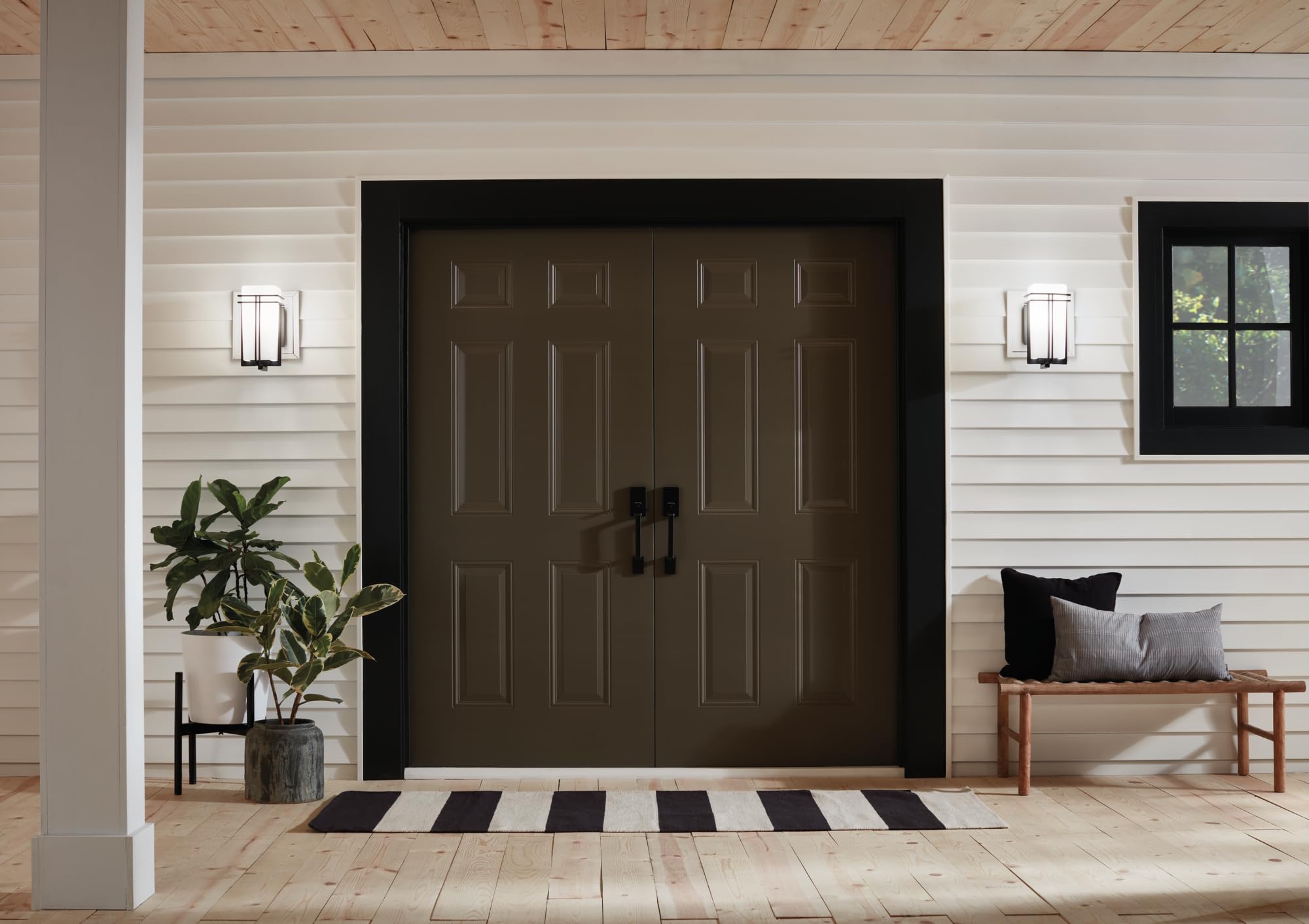 Amazon.co.jp: Kichler Lighting 49200BK FL Tremillo 12-Inch Light