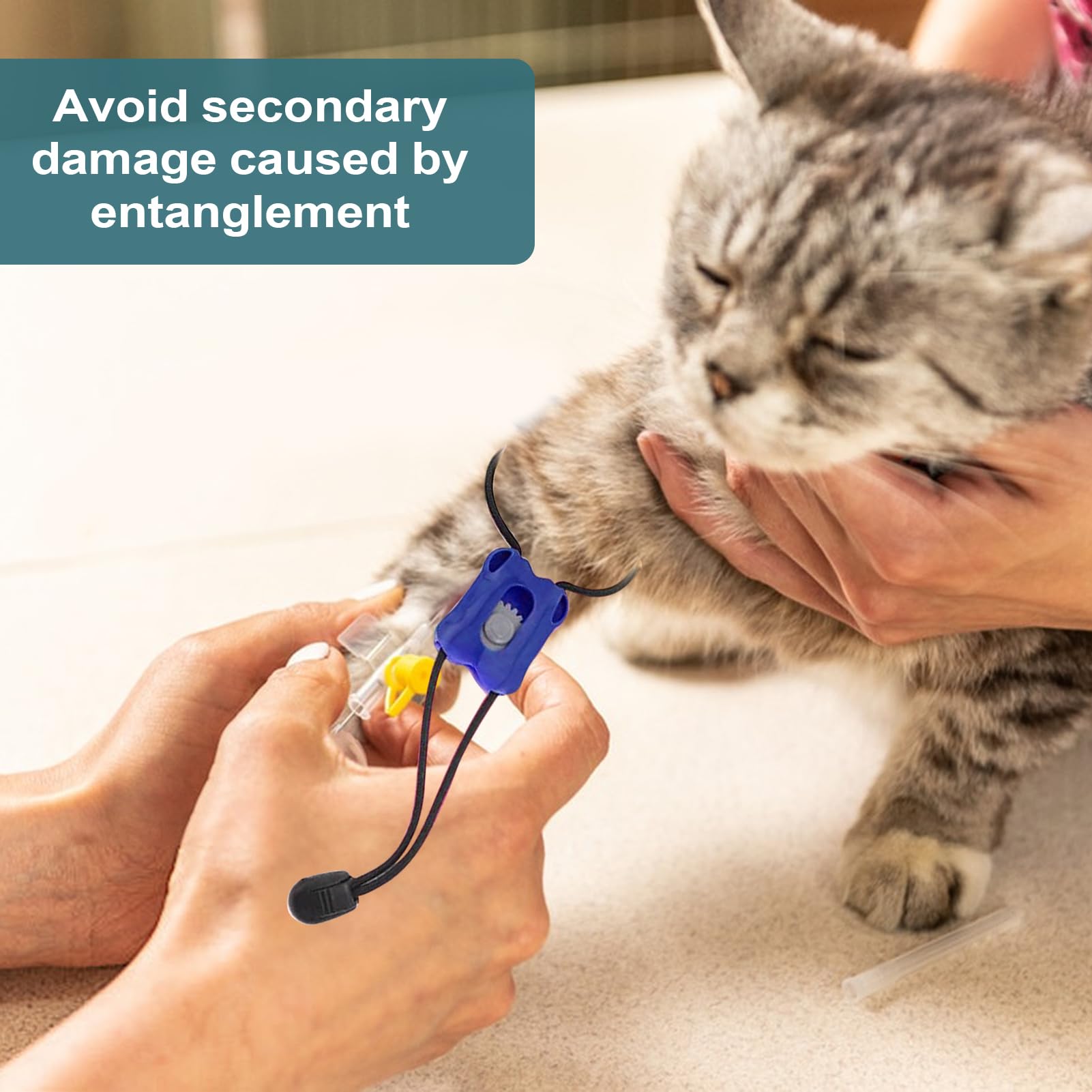 Kompressionsbandage für Tiere – traumatischer Notfallverband | sofortige Blutungskontrolle, tragbar, für Verletzungen, Reisen, Haus, Tierarzt, Tiere und Katzen