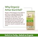 Organic Tattva Arhar Dal 1 Kg | Unpolished Organic Toor Dal, Chemical Free, Nutritious & Rich in Taste gallery image