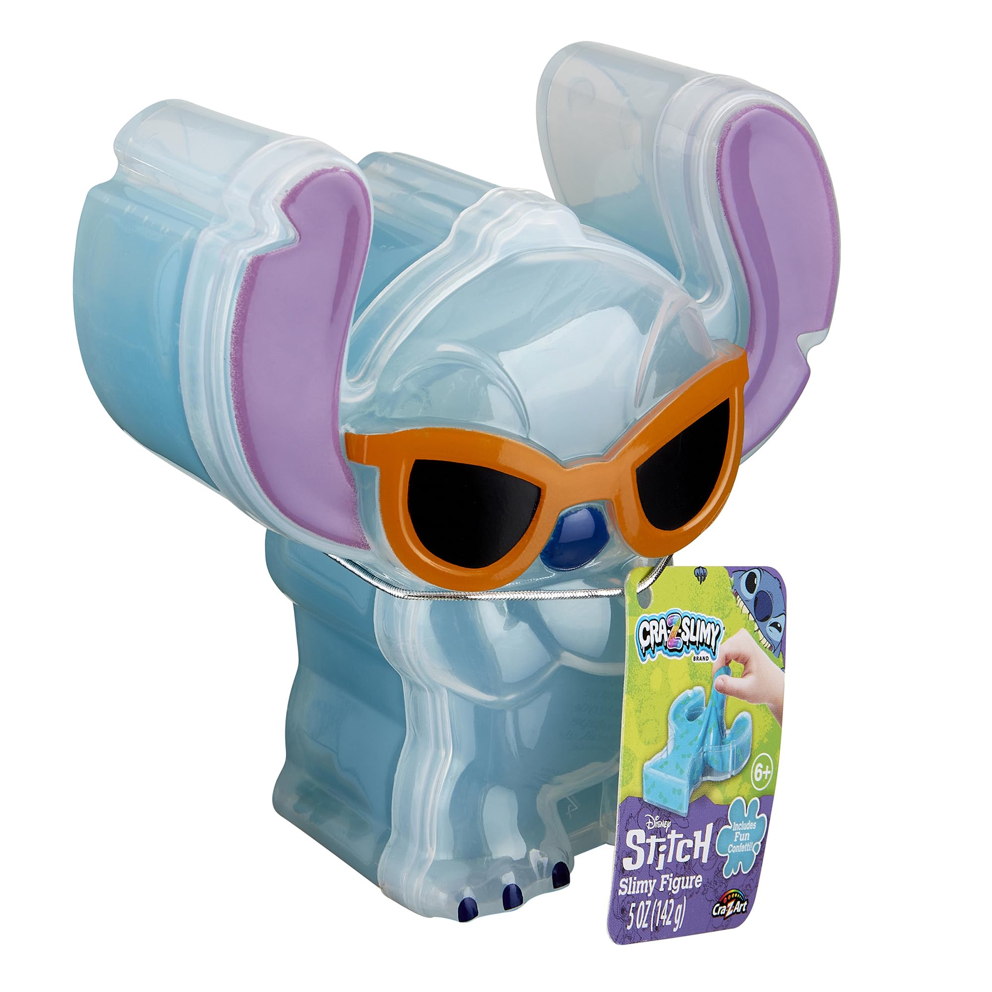 CRA-Z-Slimy Stitch Slime Spielzeug – Glänzender Blauer Schleim Mit Stitch-Konfetti, Für Kinder Ab 6