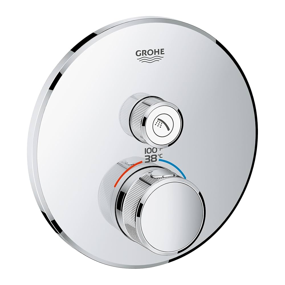 ヨウ GROHE 29136000 29136 ラウンド US クローム Thm SmartControl 1