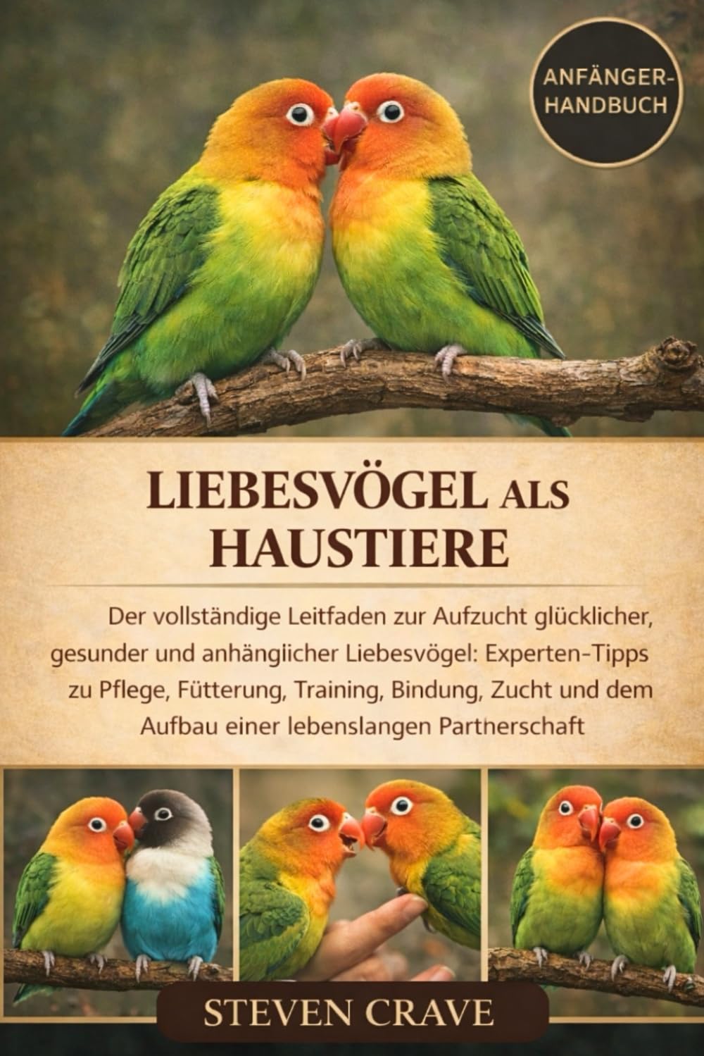 LIEBESVÖGEL ALS HAUSTIERE: Der vollständige Leitfaden zur Aufzucht glücklicher, gesunder und anhänglicher Liebesvögel: Experten-Tipps zu Pflege, ... dem Aufbau einer lebenslangen Partnerschaft