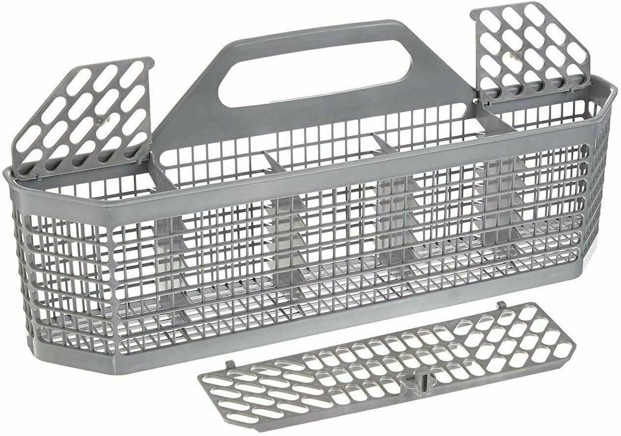 Silverware Basket for GE Dishwashers, Compatible with GLC5604V00WW GDWF100R30WW PDWT280V00SS ZBD6880K00SS, Gray
