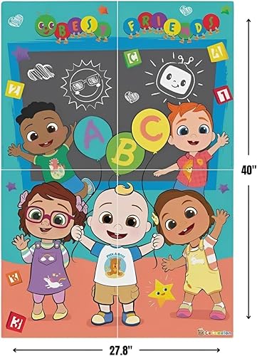 Miniatura 2 de amscan Cocomelon Scene Setters con accesorios para fotos - 27.8 x 40 pulgadas  Diseño surtido  1 juego de 16 piezas.