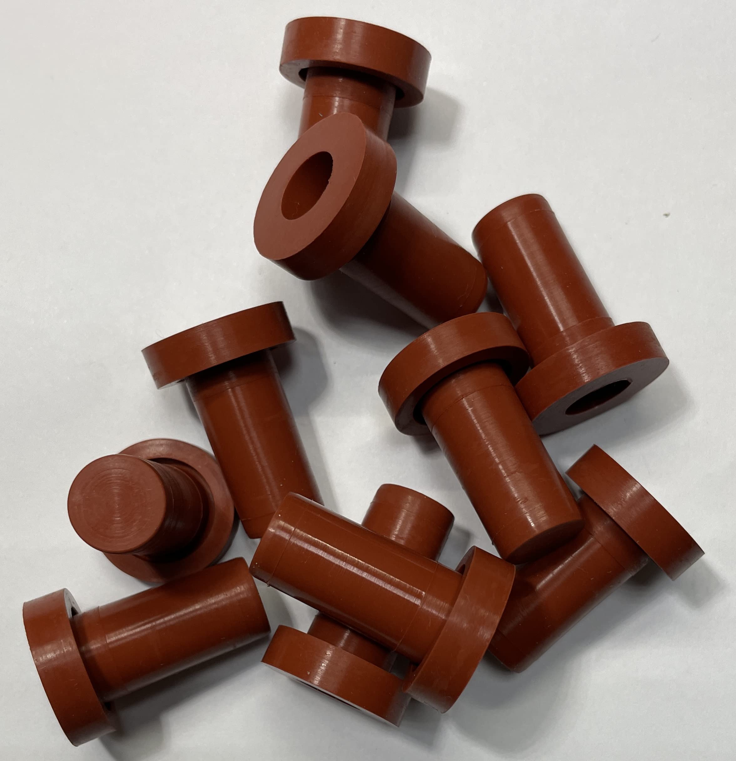 10 Bouchons Caoutchouc Silicone Pour Tubes 12.5-13.5mm - Protection Ouverture - Réutilisables Haute Température