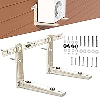 Heavy-Duty Mini Split Wall Bracket - 400-490lb Capacity for 7000-12000 BTU Ductless AC Heat Pumps, Rustproof Steel Mount