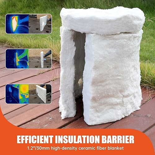 Miniatura 6 de TOAUTO Horno de gas TMF6000B-V3 mejorado de 13.2 lbs de horno de gas 2,372.0 °F/2372 °F para reciclaje de chatarra de metal dorado plata cobre