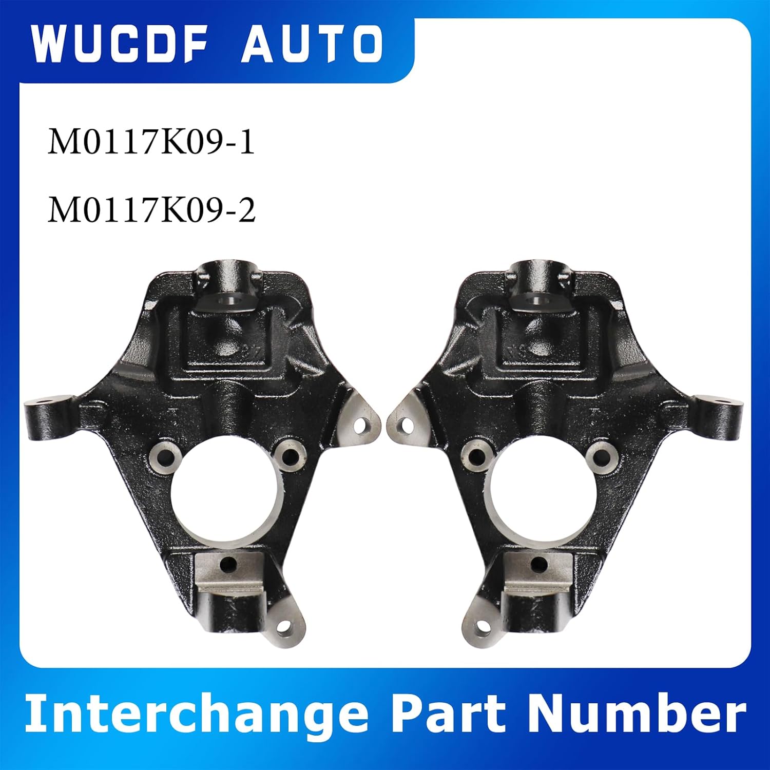 2" Front Drop Lowering Spindles Kit For 2007-2014 Chevy Tahoe For GMC Sierra 1500 2007-2016 For GMC Sierra 1500 2007-2016 2WD 4WD AWD Replaces#M0117K09-1,M0117K09-2