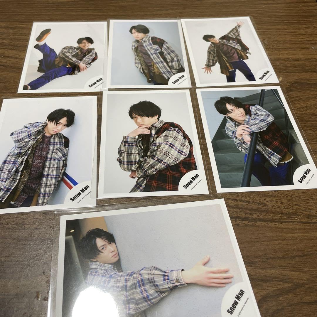 Amazon.co.jp: 宮舘涼太 7枚?? SnowMan ポートレート 2023 公式写真