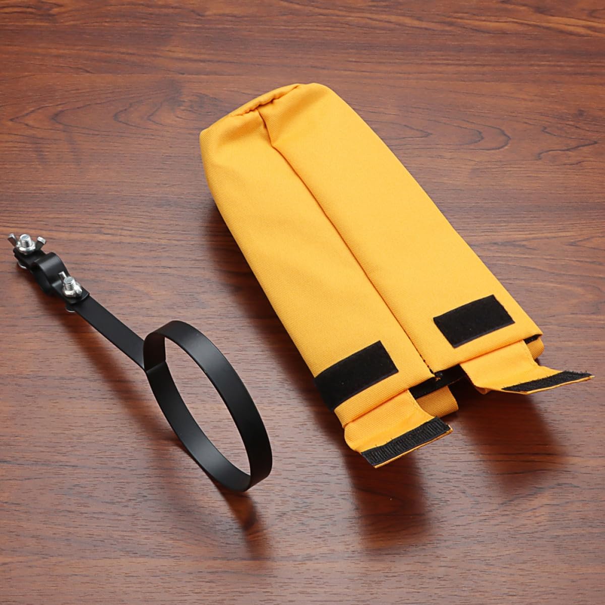 PRETYZOOM Bright Fabric Hanging Drumstick Organizer Bag with Alloy Hooks image 5