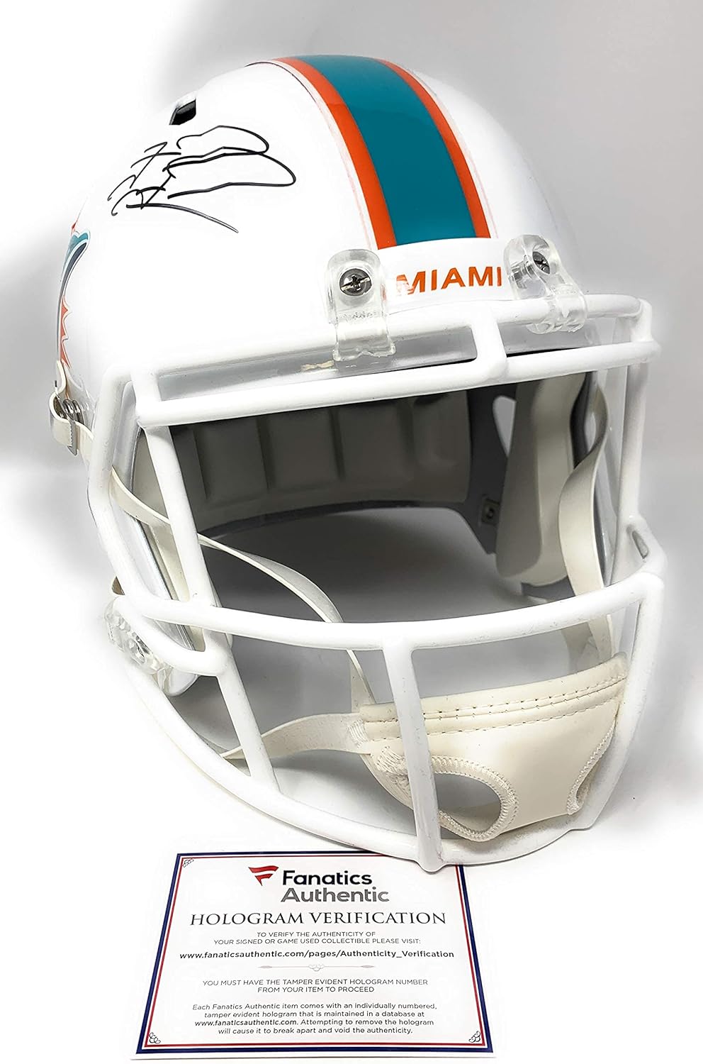 Tua Tagovailoa Miami Dolphins Signed Autograph Full Size Speed Helmet Fanatics Authentic Certified : Collectibles & Fine Art