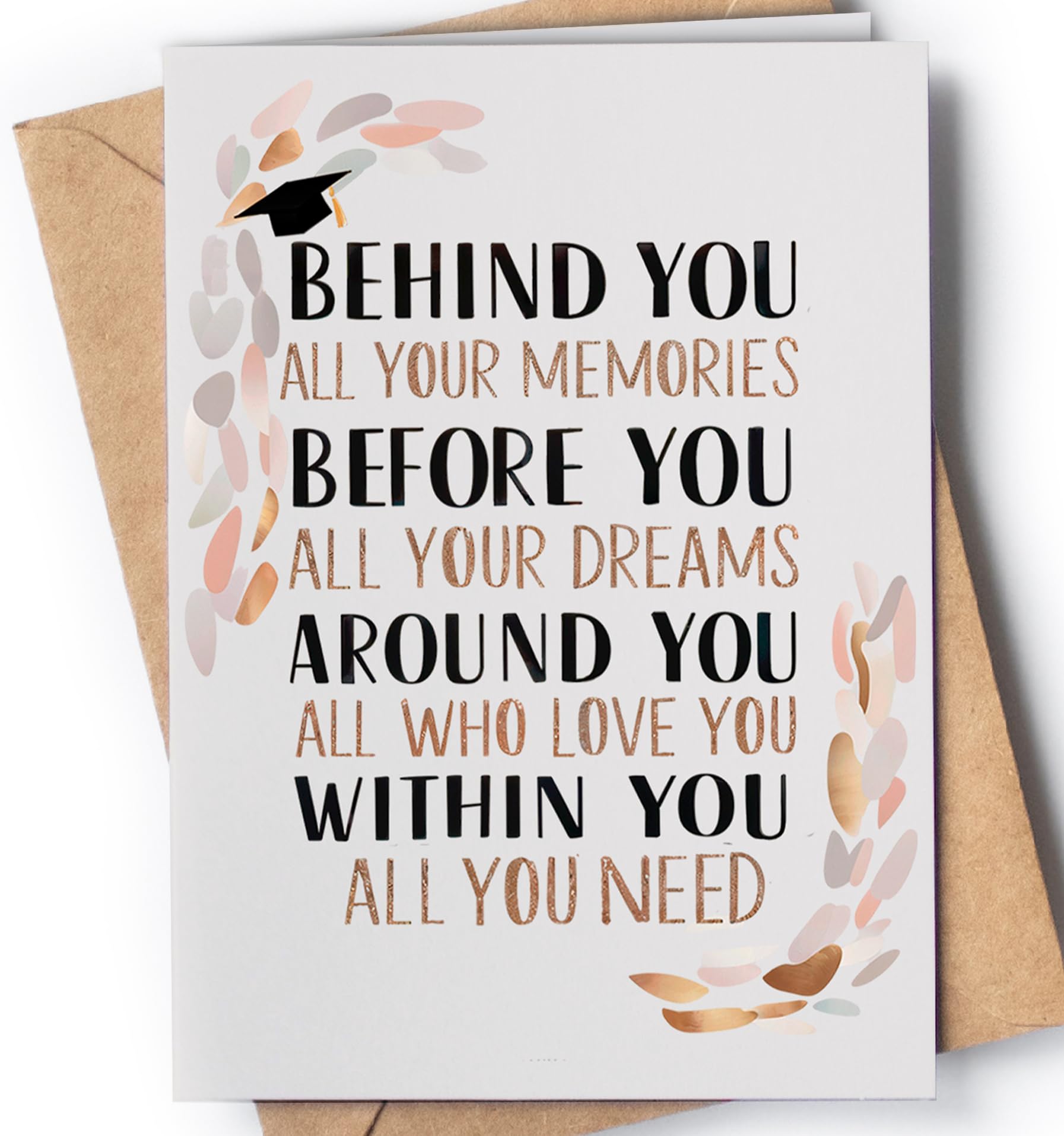 Graduation Card - Graduation Cards for him or her - College Grad for Men or Women - Congratulations Phd, Masters Degree for Son, Daughter,